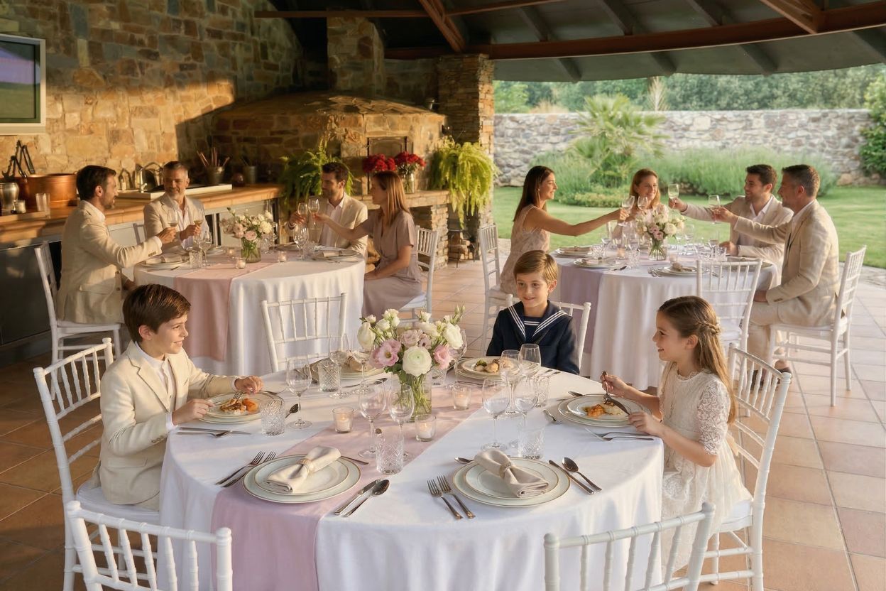 Comuniones en Madrid, finca La Quinta Escondida en la sierra madrileña