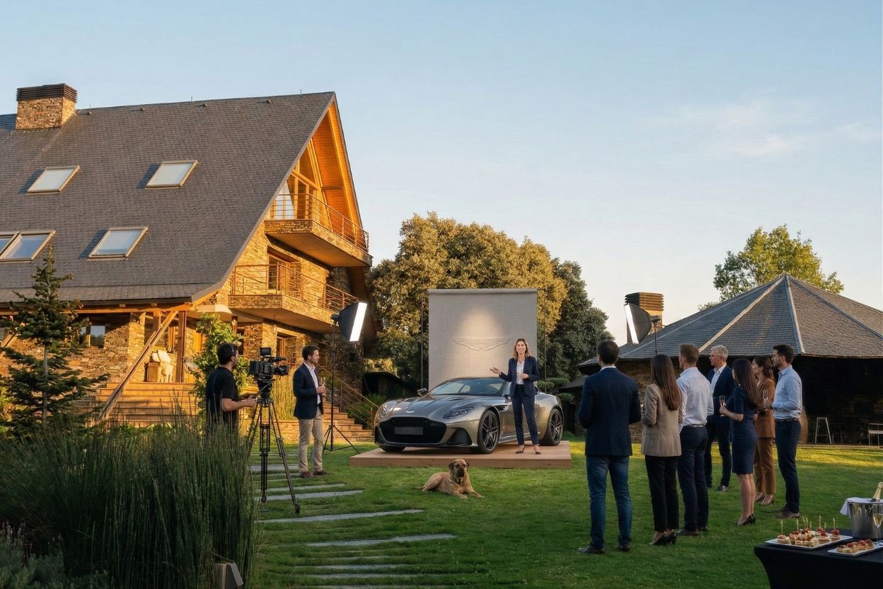 Ruedas de prensa y lanzamiento de producto en finca La Quinta Escondida en la sierra madrileña